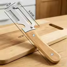 2026 New Paring Knife with Wooden Handle | Stainless Steel Fruit & Vegetable Peeler 2-in-1 Kitchen Tool | Ergonomic Handle Cutting Knife